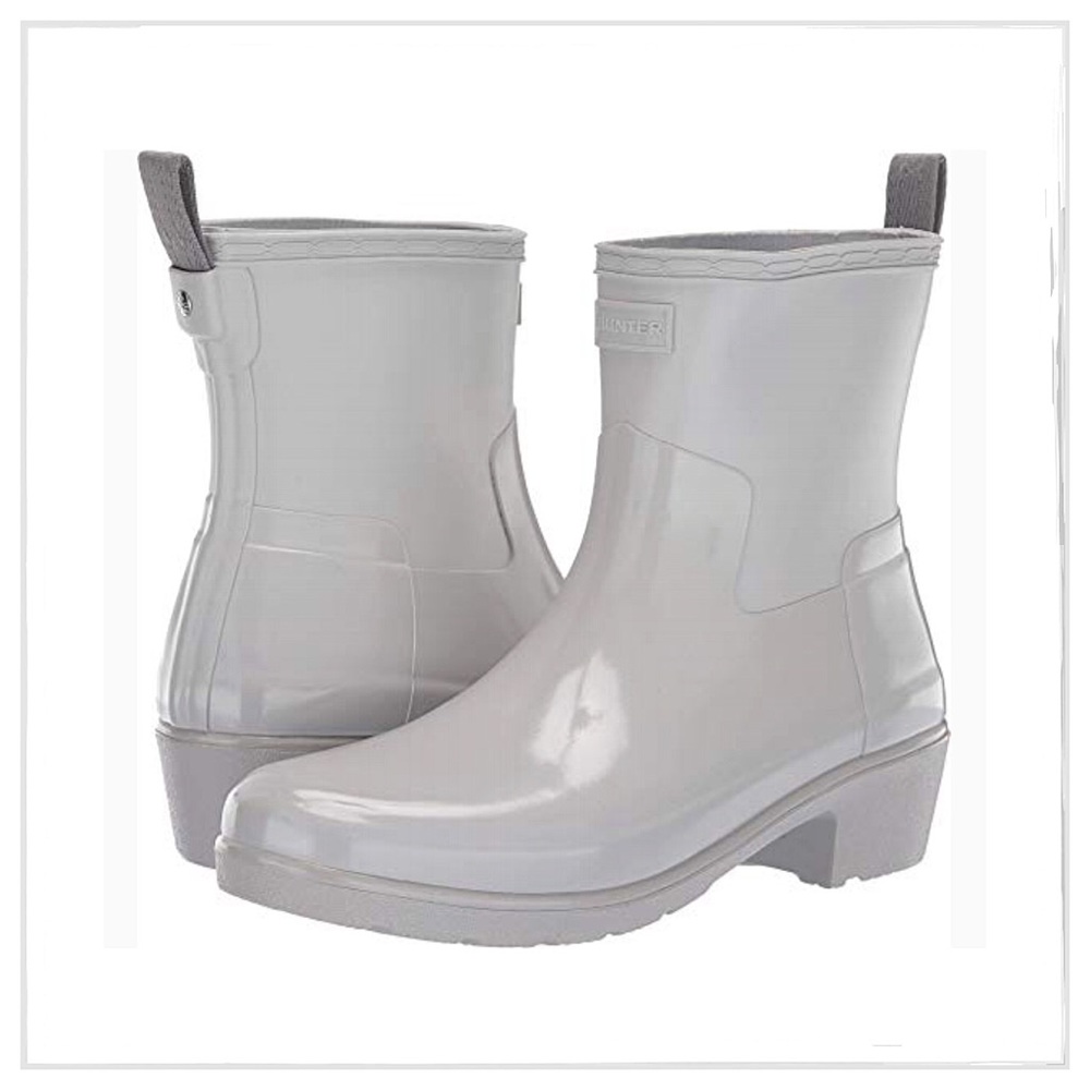 Hunter Refined Low Heel Biker Rain Boot - Picture 6 of 7